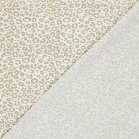 0,5 MTR. ♥ MuSSELIN LEO NATURAL ♥