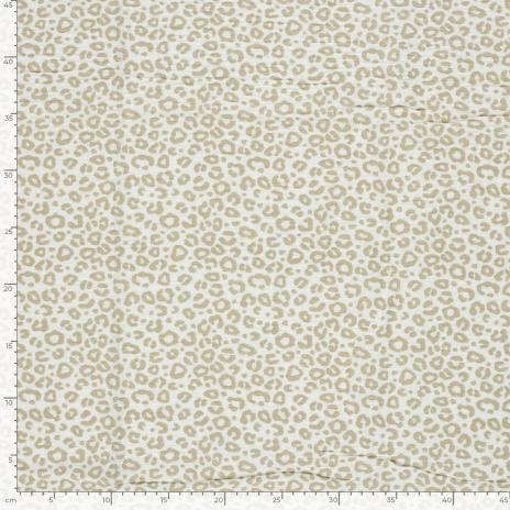 0,5 MTR. ♥ MuSSELIN LEO NATURAL ♥