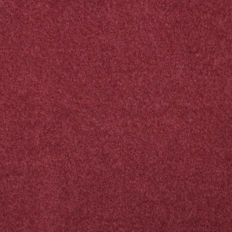 0,5 MTR. ♥ Doubelface Baumwollfleece BORDEAUX MELANGE - 100% Baumwolle ♥