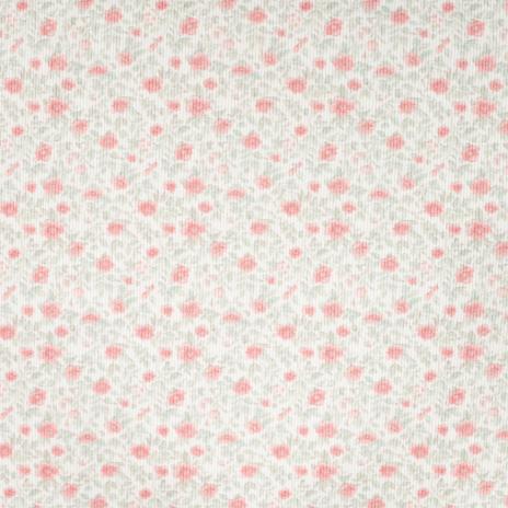 0,5 MTR.  ♥ RIPPSTRICK JERSEY PASTELL FLOWERS  ♥