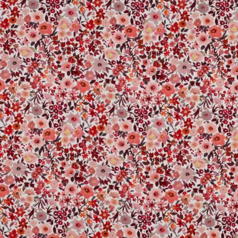 0,5 MTR. ♥ RIPPSTRICK JERSEY SPRING BLOSSOM ♥