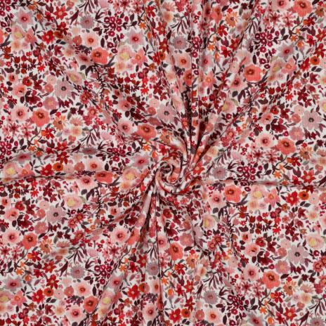 0,5 MTR. ♥ RIPPSTRICK JERSEY SPRING BLOSSOM ♥