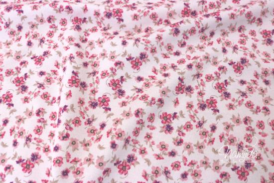 0,50 MTR. ♥ PETITE FLEUR STREUBLüMCHEN ROSE JERSEY ♥