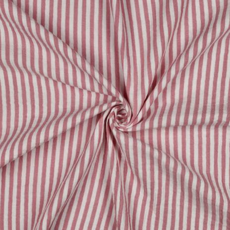 0,5 MTR. ♥ MUSSELIN STREIFEN - ROT ♥