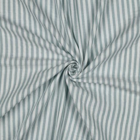 0,5 MTR. ♥ MUSSELIN STREIFEN - MINT ♥