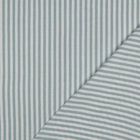 0,5 MTR. ♥ MUSSELIN STREIFEN - MINT ♥