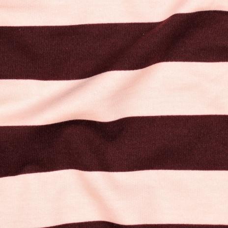 0,5 MTR. XL STREIFEN ROSE/BEERE - SOFT SWEAT
