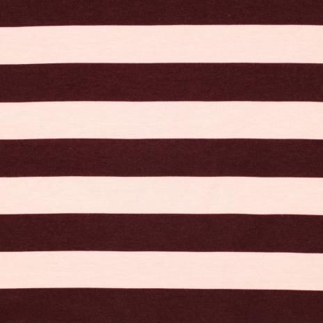 0,5 MTR. XL STREIFEN ROSE/BEERE - SOFT SWEAT