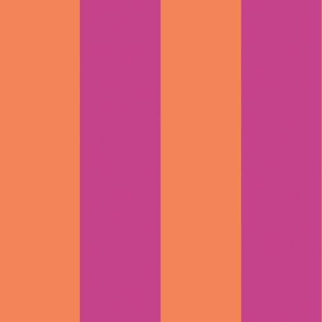 0,5 MTR. ♥ MuSSELIN XL STREIFEN ORANGE PINK ♥