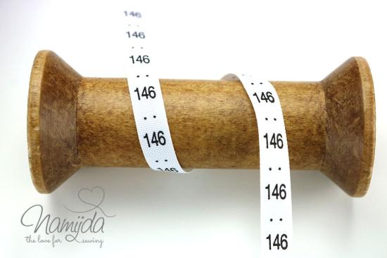 0,5 MTR. ♥ GrößenLabels Größe 146 - Kinder ♥