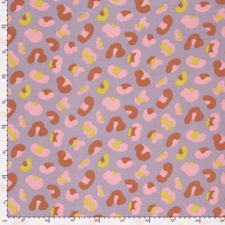 0,5 MTR. ♥ MuSSELIN LEO FLIEDER ♥