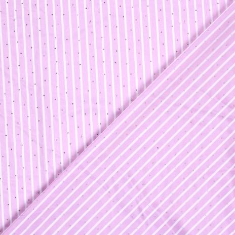 0,5 MTR. GLITZER STEINCHEN STREIFEN ROSA