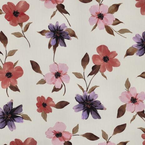 0,5 MTR.♥ VISKOSE FLORAL ROMANCE ♥