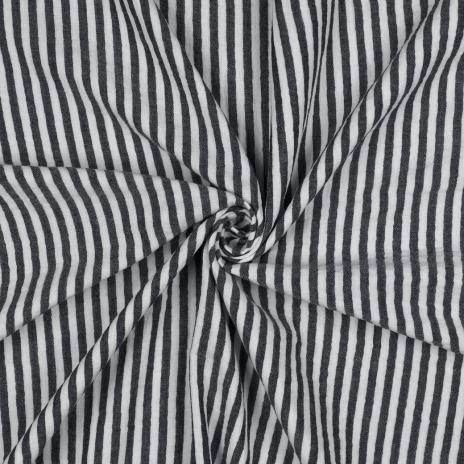 0,5 MTR. ♥ MUSSELIN STREIFEN - NAVY ♥