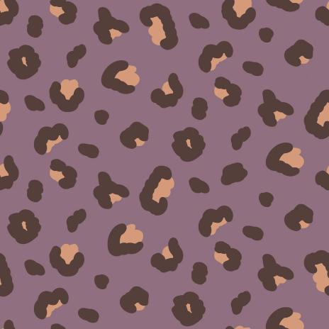 0,50 MTR. LEO LILA LOVER - FRENCH TERRY