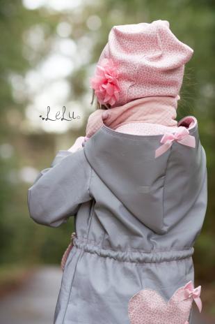 0,5 MTR. ♥ REFLEKTIERENDER SOFTSHELL GRAU ♥
