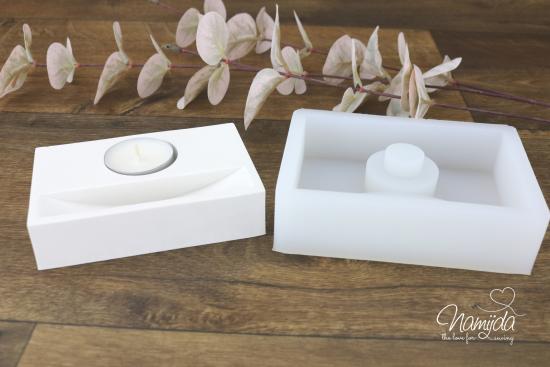 1 Stück ♥ GIESSFORM SILIKON - HALTERUNG FÜR KRANZ - RING - LOOP + KERZENHALTER ♥
