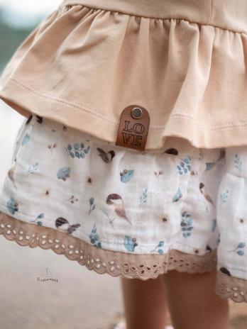 0,5 MTR. ♥  UNI BIO BAUMWOLLJERSEY IVORY ♥