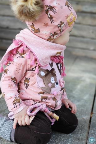 1 MTR. NETZ Hoodie Kordel - ALTROSA - 8mm