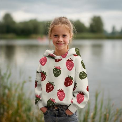 0,50 MTR. STRAWBERRY ROSE SOFT KUSCHEL SWEAT