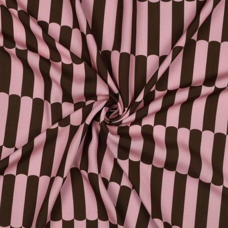 0,5 MTR.♥ VISKOSE ECOVERO BLUSH LINES ALTROSA ♥