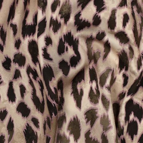 0,5 MTR.♥ VISKOSE SOFT WILD LEO LEICHT ELASTISCH ♥
