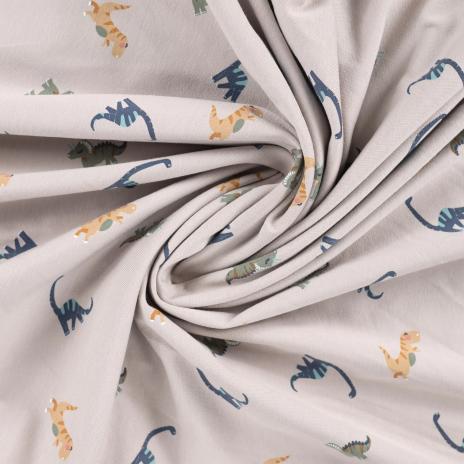 0,50 MTR. ♥ DINO ABENTEUER SAND JERSEY  ♥