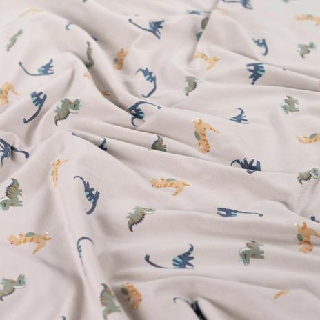 0,50 MTR. ♥ DINO ABENTEUER SAND JERSEY  ♥