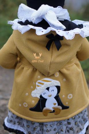 RESTSTÜCK 1,40 MTR. KuSCHLIGER GLITZER SWEAT - NAVY