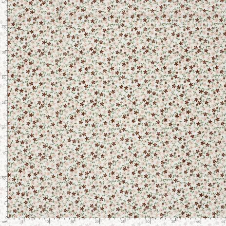 0,5 MTR. ♥ MuSSELIN ZARTE BLÜMCHENWIESE ♥