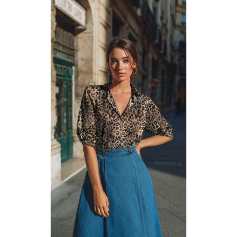 0,5 MTR.♥ VISKOSE SOFT LEO ♥