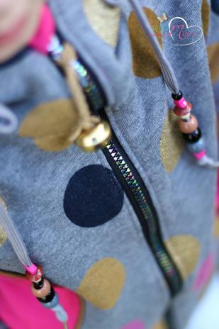1 Stück Jacken Reißverschluss RAINBOW - 60cm - teilbar - schwarz