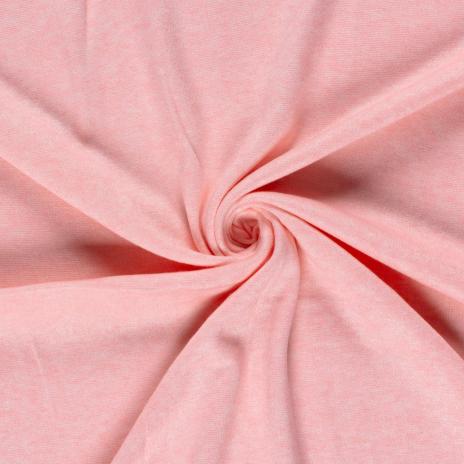 0,5 MTR. ♥ SUPER FLAUSCHIG - WEICHER  STRICKSTOFF ROSA MELANGE ♥