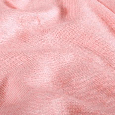 0,5 MTR. ♥ SUPER FLAUSCHIG - WEICHER  STRICKSTOFF ROSA MELANGE ♥