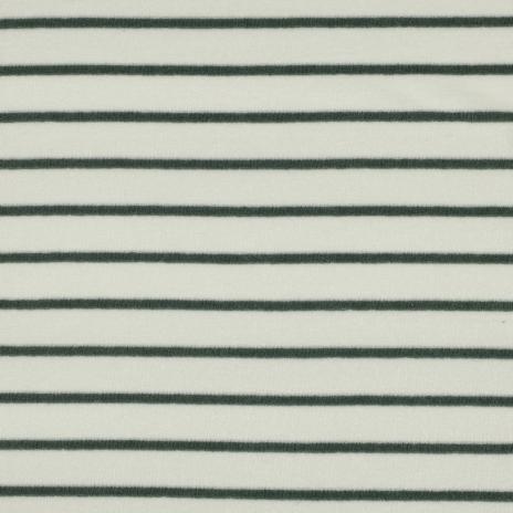 0,5 MTR. ♥ FROTTEE STREIFEN ECRU/MINZE ♥