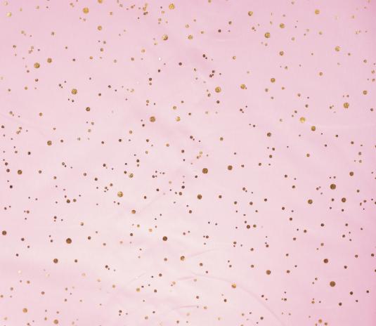 0,50 MTR. ♥ GOLDEN BLUSH FOIL ROSA JERSEY ♥