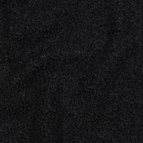 0,5 MTR. ♥ TEDDY  - FLEECE INNENSEITE  DOUBLEFACE SCHWARZ  ♥