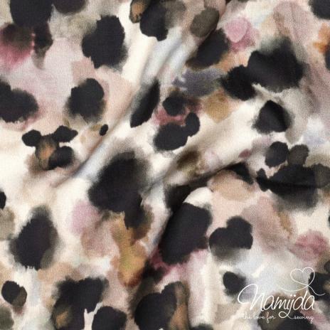 0,5 MTR. AQUARELL LEO - BAUMWoLL SATIN