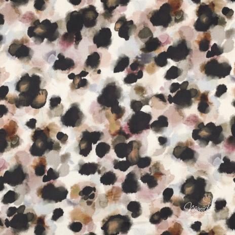 0,5 MTR. AQUARELL LEO - BAUMWoLL SATIN