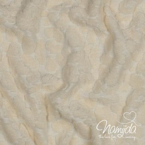 0,5 MTR. ♥ FROTTEE KNITTED LEO NATUR ♥