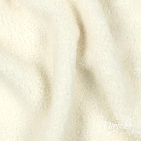 0,5 MTR. ♥ TEDDY BOUCLE FLEECE DOUBLEFACE NATUR ♥