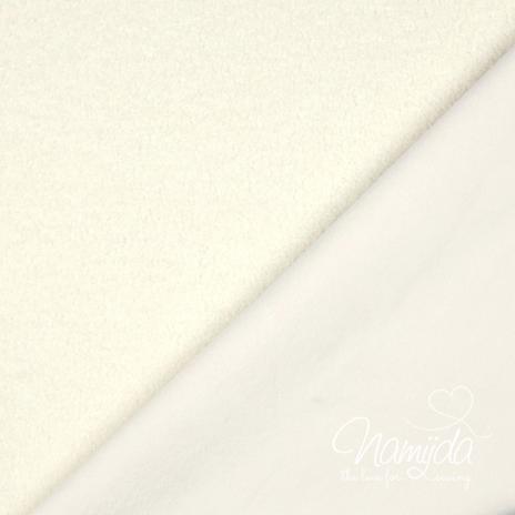 0,5 MTR. ♥ TEDDY BOUCLE FLEECE DOUBLEFACE NATUR ♥