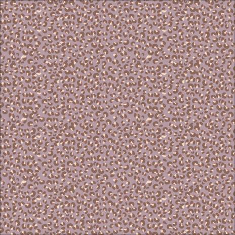 0,50 MTR. ♥ LEO LATTE DUSTY LILA JERSEY  ♥