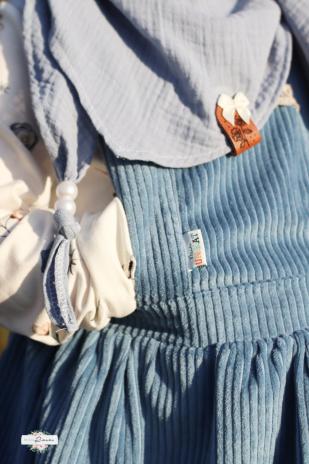 0,50 MTR. ♥ BREITCORD PuDERBLAU ♥