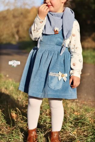 0,50 MTR. ♥ BREITCORD PuDERBLAU ♥