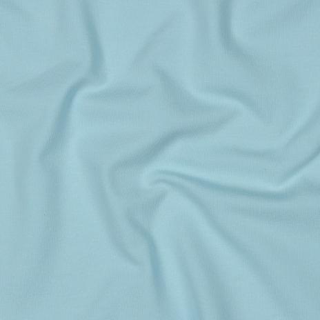 ♥0,5 Mtr. BIO Bündchen GLATT - HeLLBlau - Schlauch ♥