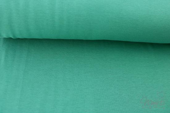 ♥0,5 Mtr. BIO Bündchen GLATT - DUSTY MINT - Schlauch ♥ -