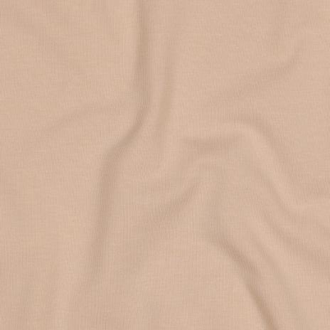 ♥0,5 Mtr. BIO Bündchen GLATT - IVORY - Schlauch ♥