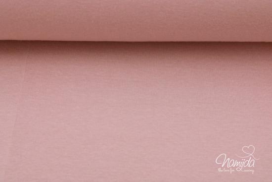 ♥0,5 Mtr. BIO Bündchen GLATT - ROSE - Schlauch ♥
