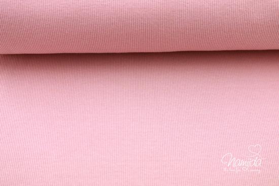 0,5 Mtr. ♥ FEINRIPP Bündchen - ROSE - Schlauch ♥